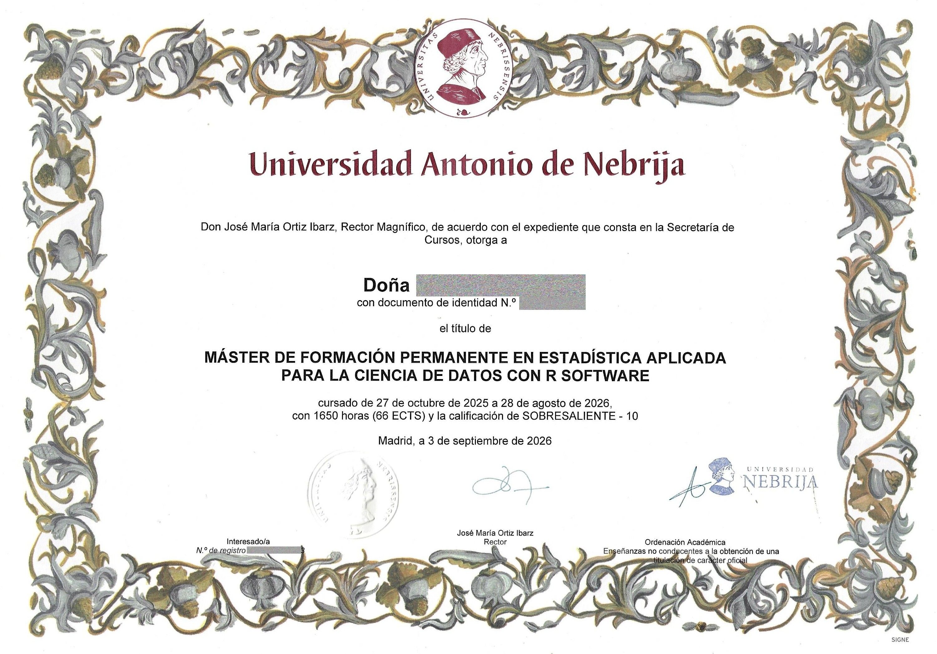Master Data Science - Anverso