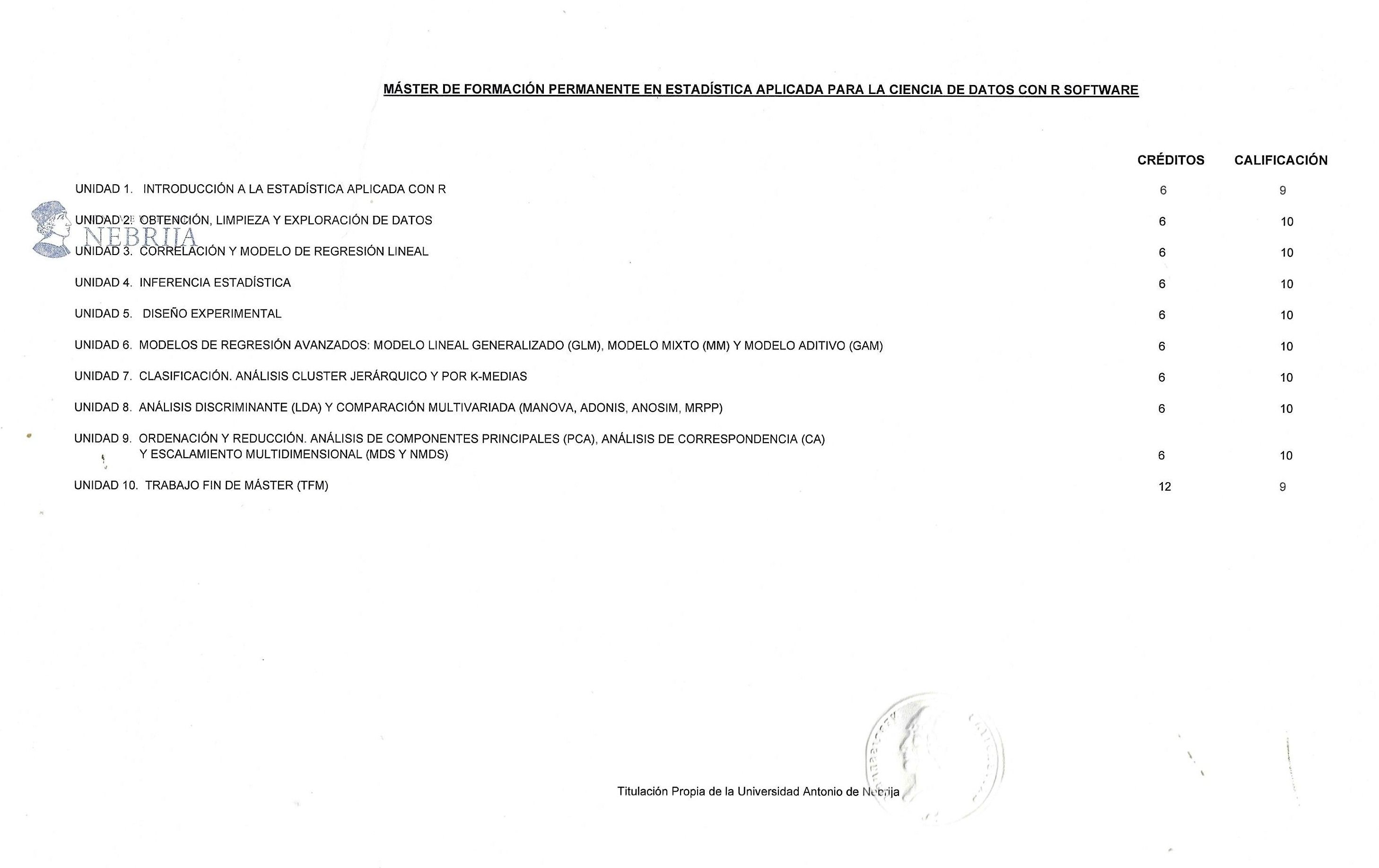 Master Data Science - Reverso